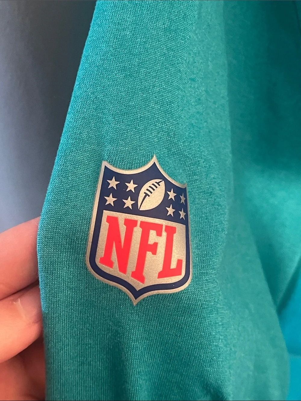Nike Teal Miami Dolphins Long Sleeve Performance Top